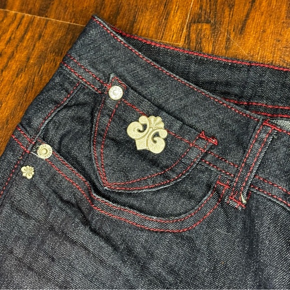 Dereon WoMen's Deep Indigo Skinny Jeans 9/10 EUC - Picture 3 of 10